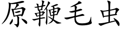 原鞭毛蟲 (楷體矢量字庫)