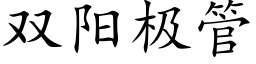 雙陽極管 (楷體矢量字庫)