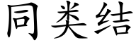 同類結 (楷體矢量字庫)