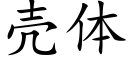 壳体 (楷体矢量字库)