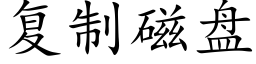 复制磁盘 (楷体矢量字库)