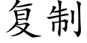 复制 (楷体矢量字库)