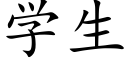 学生 (楷体矢量字库)