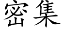 密集 (楷體矢量字庫)