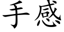 手感 (楷體矢量字庫)