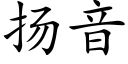 扬音 (楷体矢量字库)