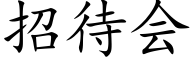 招待会 (楷体矢量字库)