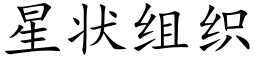 星状组织 (楷体矢量字库)