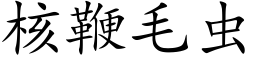 核鞭毛虫 (楷体矢量字库)