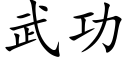 武功 (楷体矢量字库)