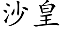 沙皇 (楷體矢量字庫)