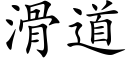 滑道 (楷体矢量字库)