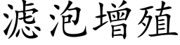 滤泡增殖 (楷体矢量字库)