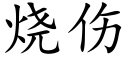 烧伤 (楷体矢量字库)