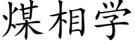 煤相学 (楷体矢量字库)