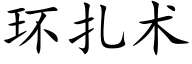 环扎术 (楷体矢量字库)