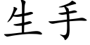 生手 (楷体矢量字库)