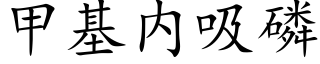 甲基内吸磷 (楷體矢量字庫)