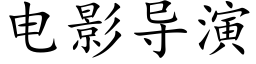 電影導演 (楷體矢量字庫)