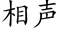 相声 (楷体矢量字库)