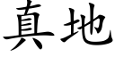 真地 (楷體矢量字庫)