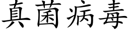 真菌病毒 (楷體矢量字庫)