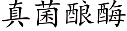 真菌釀酶 (楷體矢量字庫)