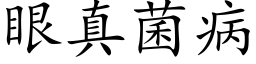 眼真菌病 (楷體矢量字庫)