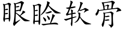 眼睑軟骨 (楷體矢量字庫)