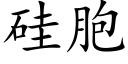 硅胞 (楷体矢量字库)