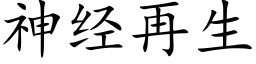 神经再生 (楷体矢量字库)