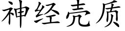 神经壳质 (楷体矢量字库)