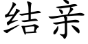 結親 (楷體矢量字庫)