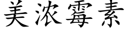 美浓霉素 (楷体矢量字库)