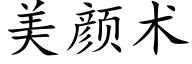 美顔術 (楷體矢量字庫)