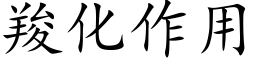 羧化作用 (楷体矢量字库)