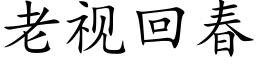 老視回春 (楷體矢量字庫)