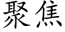 聚焦 (楷体矢量字库)