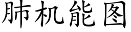 肺機能圖 (楷體矢量字庫)