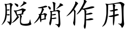 脱硝作用 (楷体矢量字库)