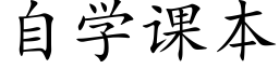 自学课本 (楷体矢量字库)