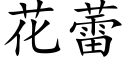 花蕾 (楷体矢量字库)