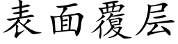 表面覆层 (楷体矢量字库)