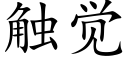 触觉 (楷体矢量字库)