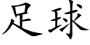 足球 (楷体矢量字库)