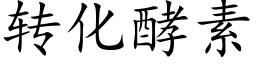 转化酵素 (楷体矢量字库)