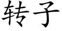 转子 (楷体矢量字库)