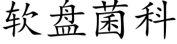 软盘菌科 (楷体矢量字库)