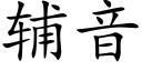 輔音 (楷體矢量字庫)