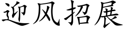 迎风招展 (楷体矢量字库)